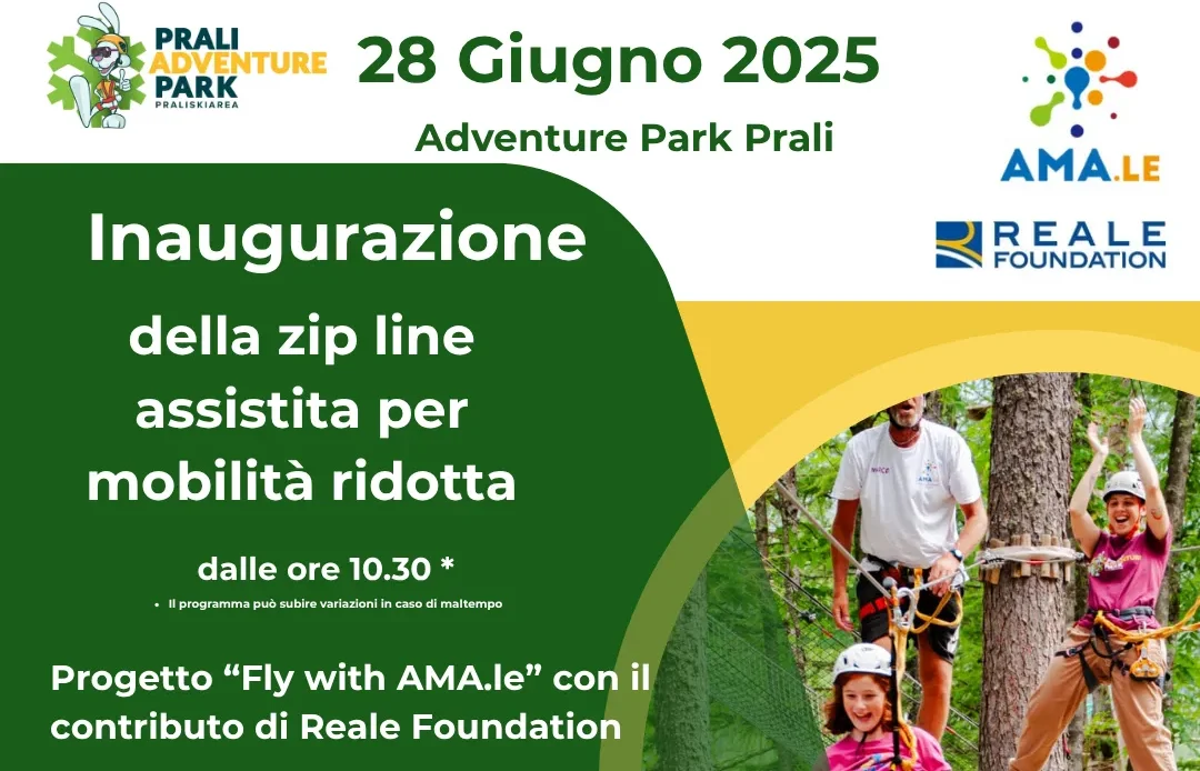 Progetto “Fly with AMA.le” con il contributo di Reale Foundation